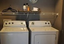 Washer and dryer in apartment