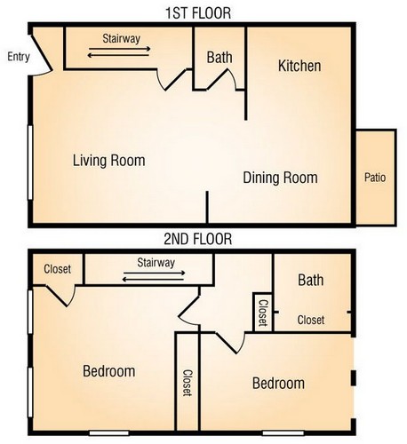 2TH - 2 Bedroom Townhouse Image