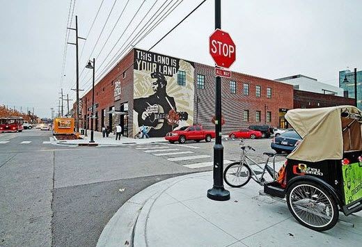 street view of the Woody Guthrie center