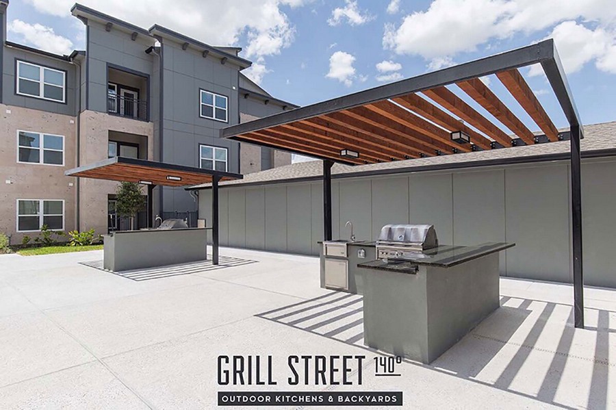Outdoor grilling stations