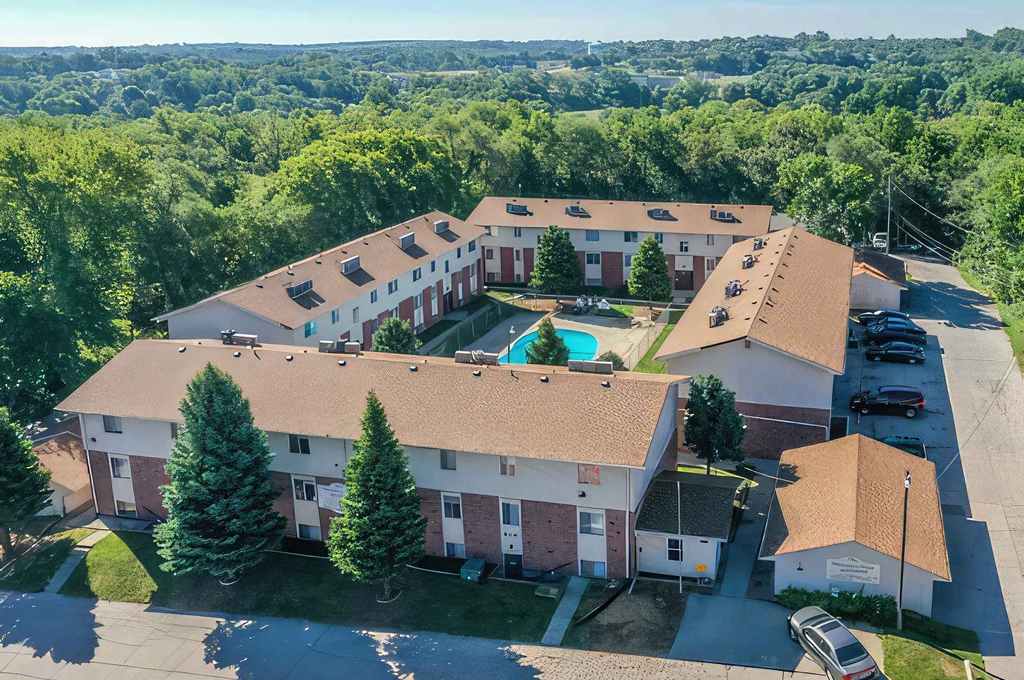 overhead property shot