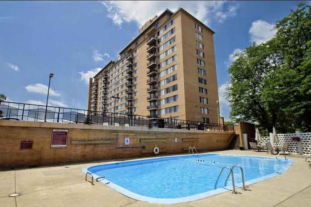 exterior of property building with pool