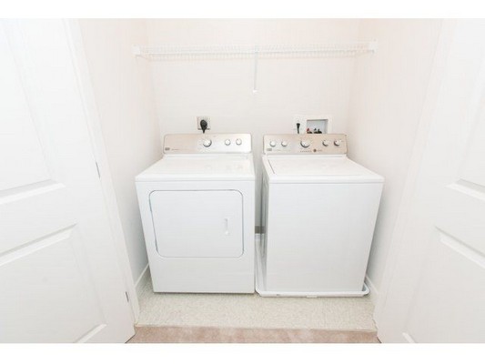 full-sized, in-unit washer and dryer. Click to view the photo gallery.